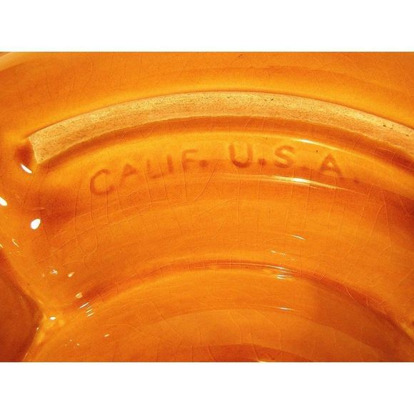 Vintage Serving Platter, Hand Painted 5-Section Serving Dish, Retro Snack Tray - Picture 4 of 5